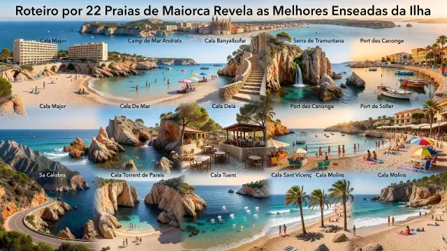 Roteiro por 22 Praias de Maiorca Revela as Melhores Enseadas da Ilha